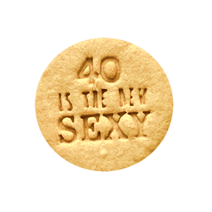 Biscuits personnalisés Bobiskuit 40 is the new sexy